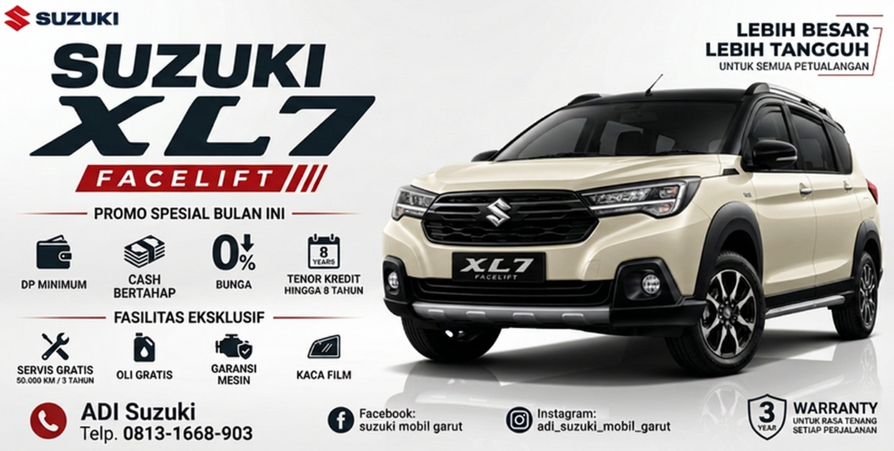 promo Suzuki XL7 Facelift